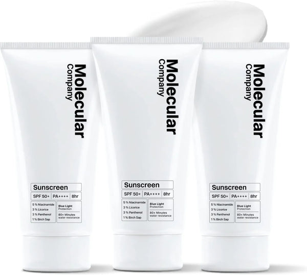Buy 2 get 1 free || Molecular SPF 50 Broad Spectrum Sunscreen Cream – Lightweight Daily UV Protection for Healthy, Hydrated Skin