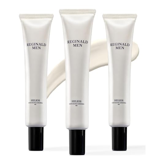 Reginald Men SPF 50+ PA++++ Sunscreen Brightening, Moisturising & Hydrating, 50g x 3 | In-Vivo Tested | Broad Spectrum UVA/UVB Protection | Lightweight, Oil-Free & Non-Sticky | Daily Sun Protection for Men