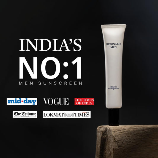 Reginald Men SPF 50+ PA++++ Sunscreen Brightening, Moisturising & Hydrating, 50g x 3 | In-Vivo Tested | Broad Spectrum UVA/UVB Protection | Lightweight, Oil-Free & Non-Sticky | Daily Sun Protection for Men