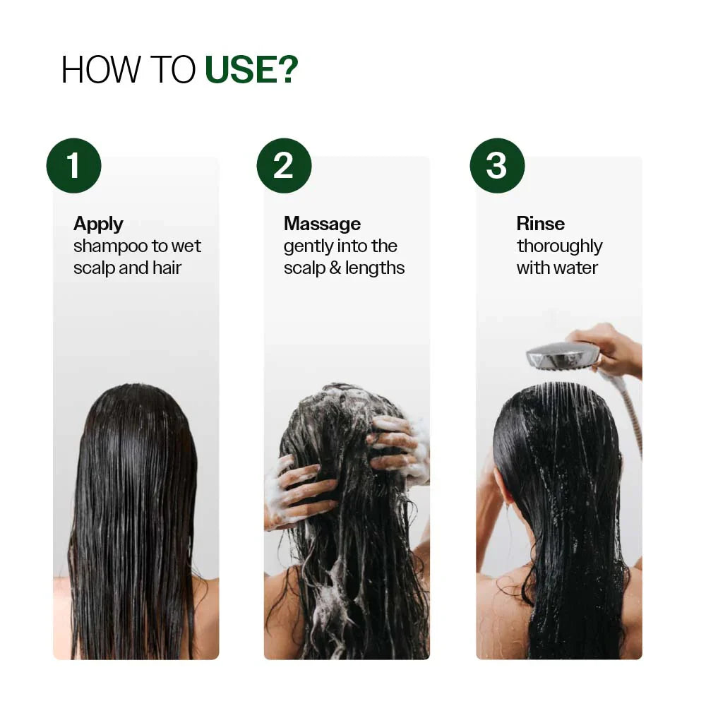 Anti Dandruff Shampoo with Salicylic Acid, Piroctone Olamine & Biotin - 250ml