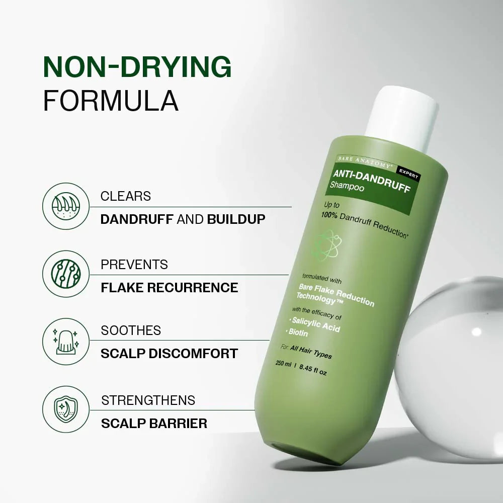Anti-Dandruff Shampoo (250ml ) & Dandruff Control Spray (200 ml) Combo