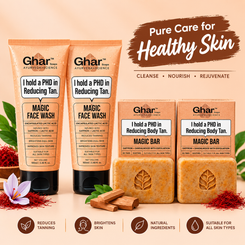 Ghar Magic Face Wash & Soap Combo – 2 Face Wash + 2 Soaps