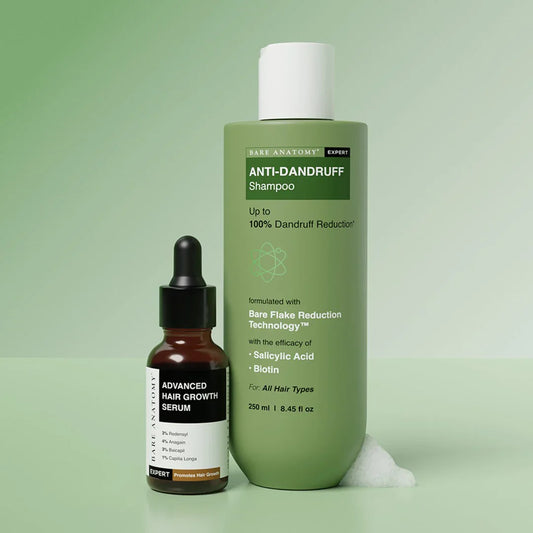 Hair Growth Serum (30 ml) & Anti-Dandruff Shampoo (250 ml) Combo