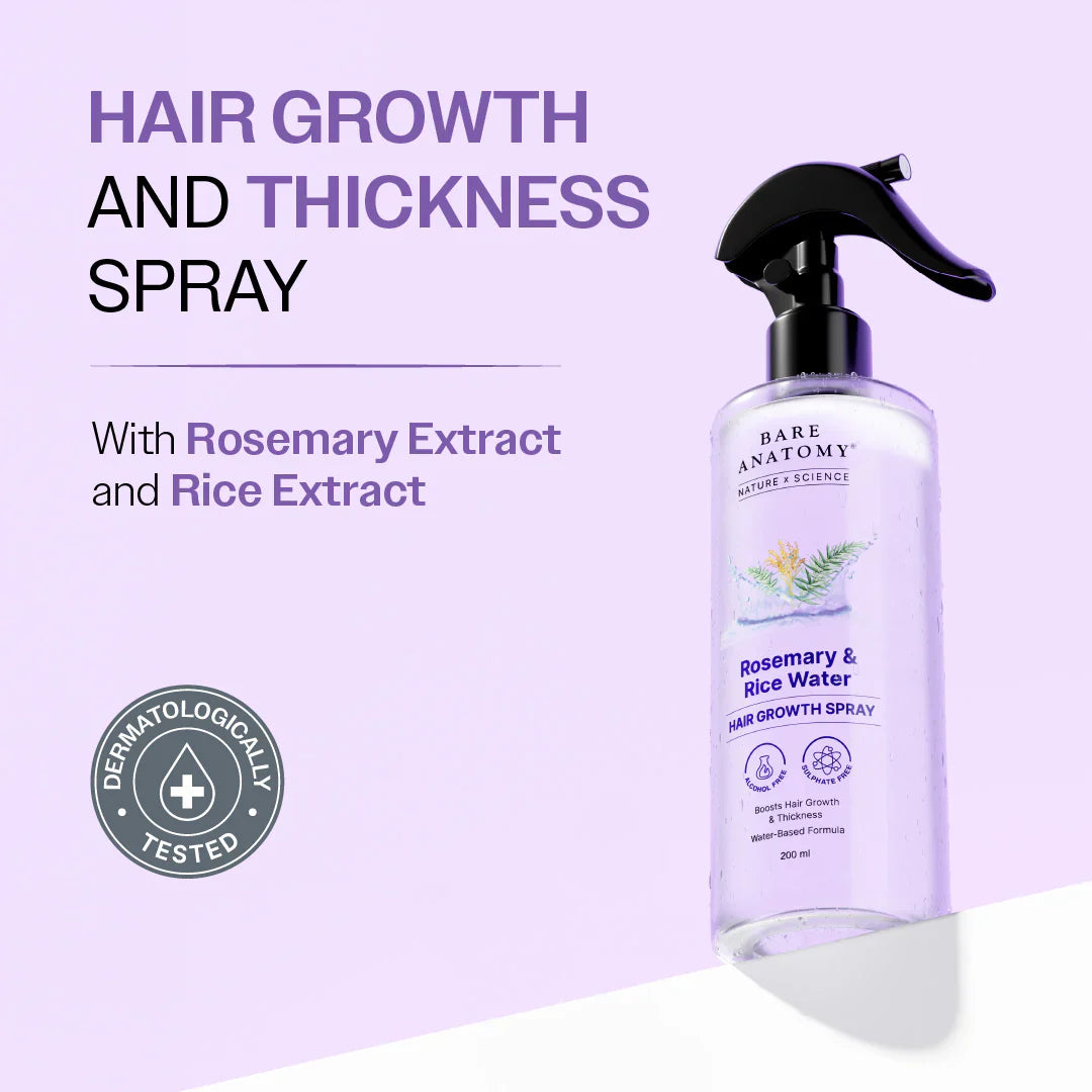 Rosemary & Rice Water Hair Growth Spray - 200 ml