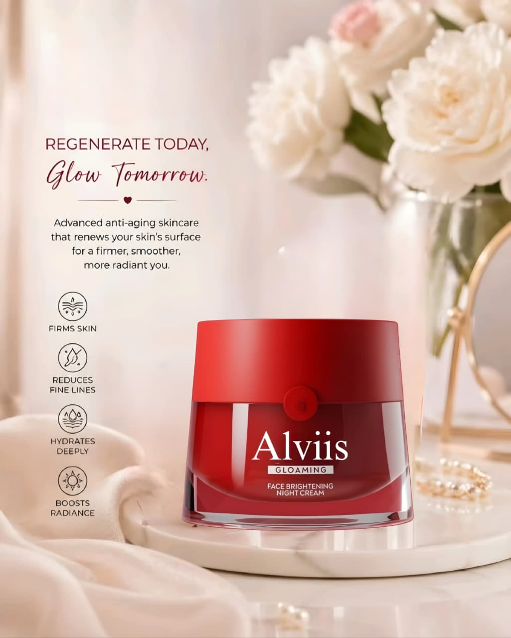 Pack of 1 - Gloaming | Face Brightening Night Cream